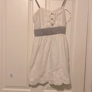 Short White Summer dress